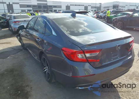 2021 Honda Accord Hybrid Touring из США, поврежденный, VIN 1HGCV3F92MA001514